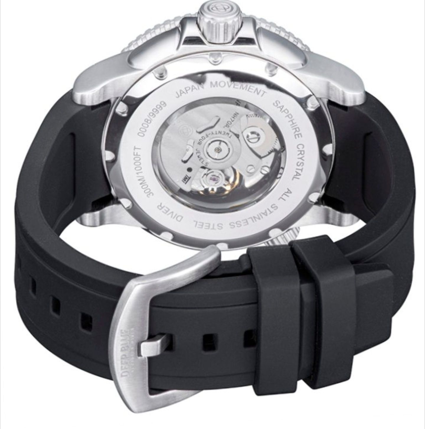 Zegarek automatyczny Deep Blue Skeleton nowość na rynku