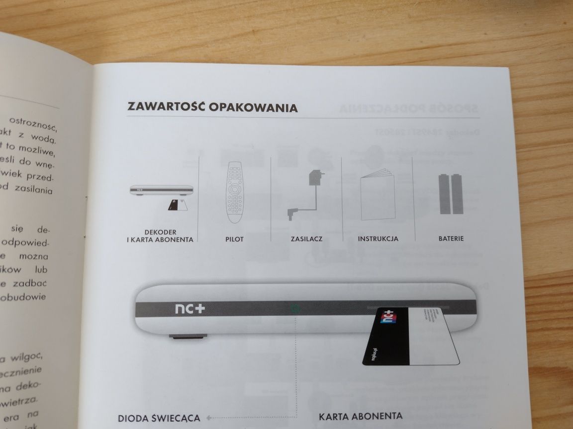 REZERWACJA ! Dekoder cyfrowy NC+ telewizja na karte bez umowy aboname