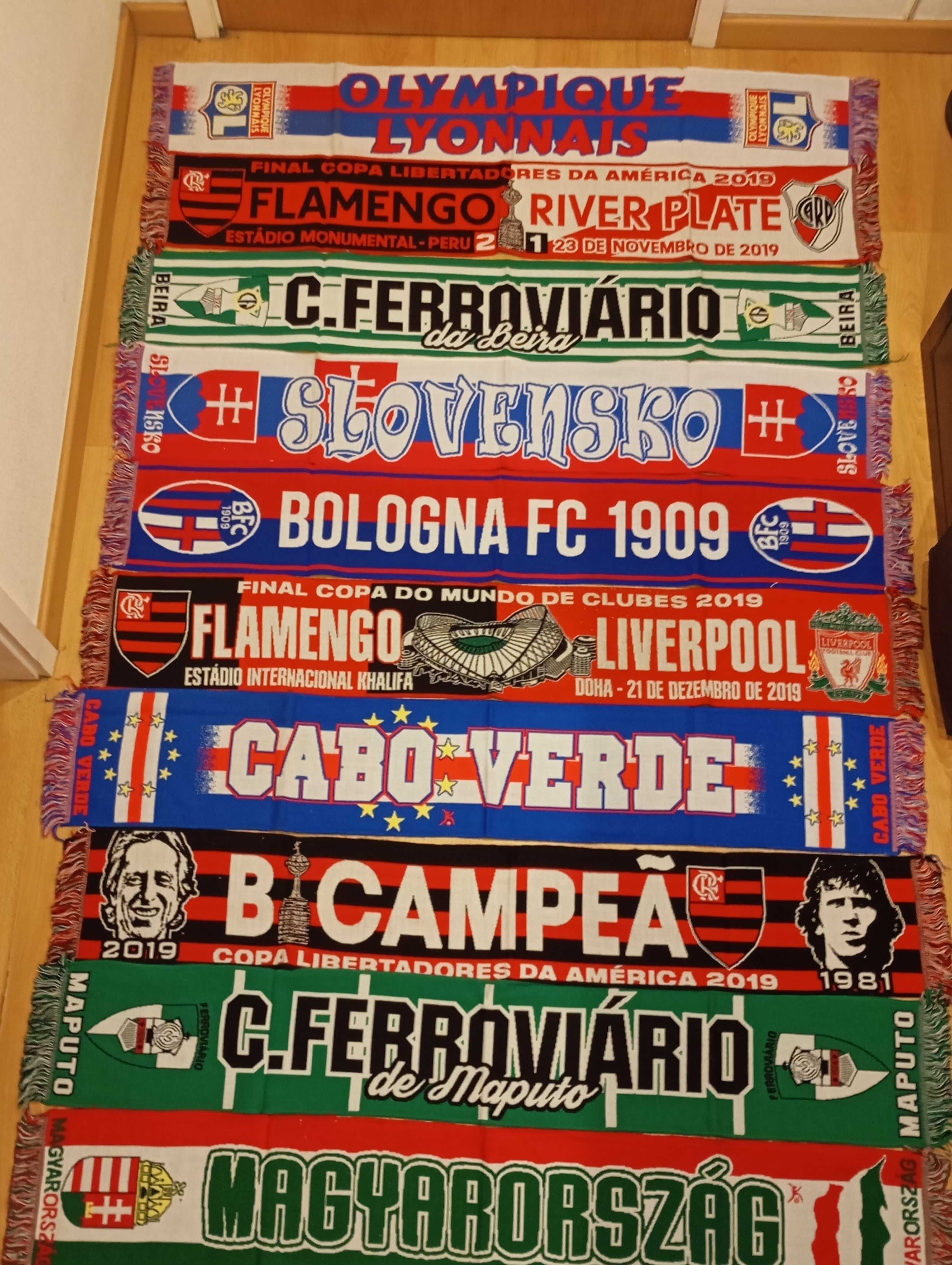Cachecol - vários clubes de futebol internacionais novos, pede o teu!