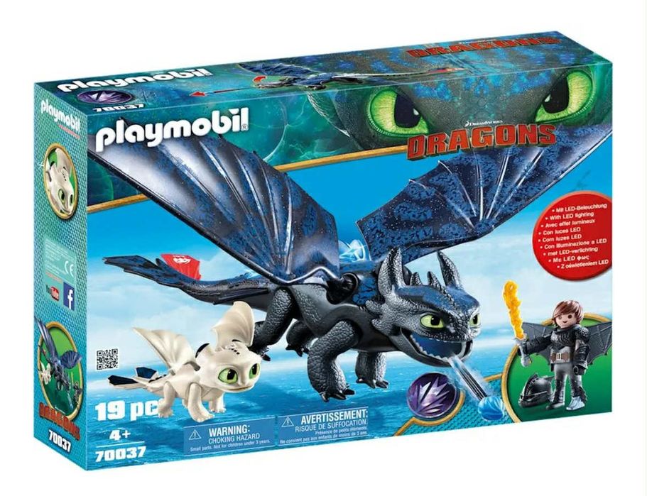 Nowy zestaw Playmobil 70037 Szczerbatek i Czkawka Jak wytresować smoka