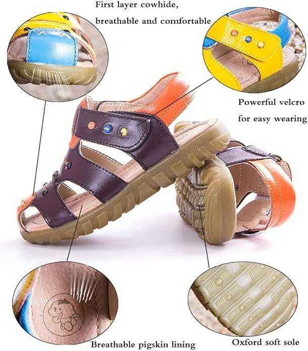 Nowe dziecięce buty skórzane / sandały / sandałki Oxford / R-32 !3224!