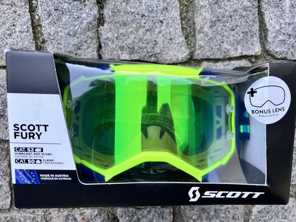 Goggles oculos btt dh scott fury