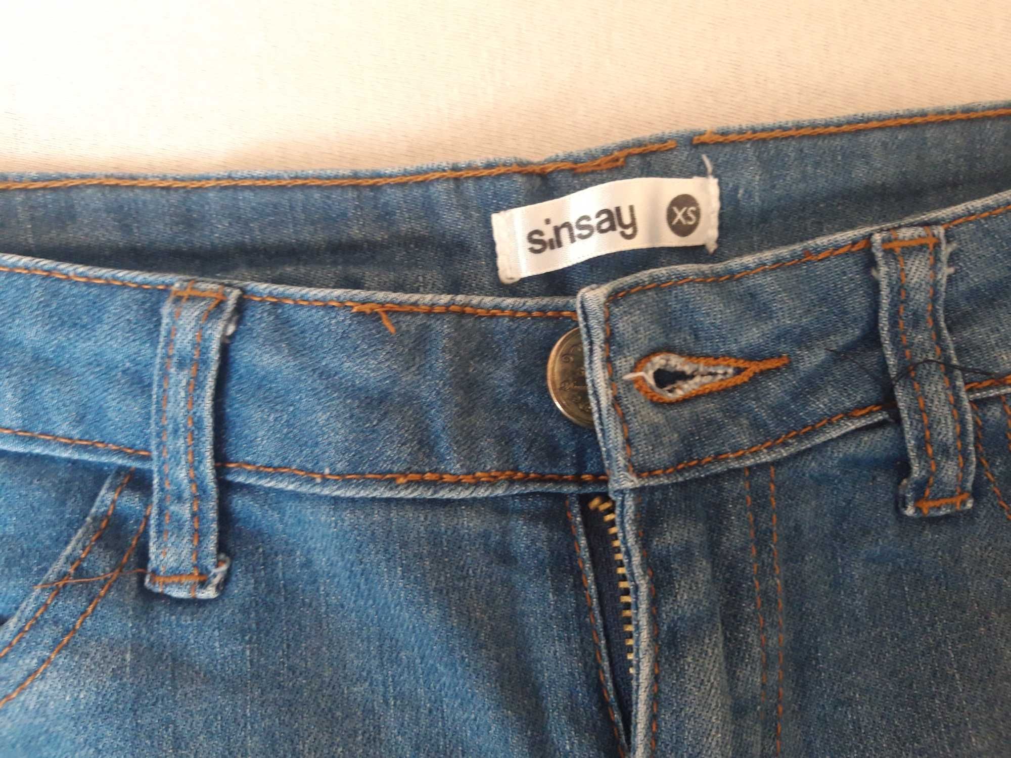 Jeansowa spódniczka mini - Sinsay