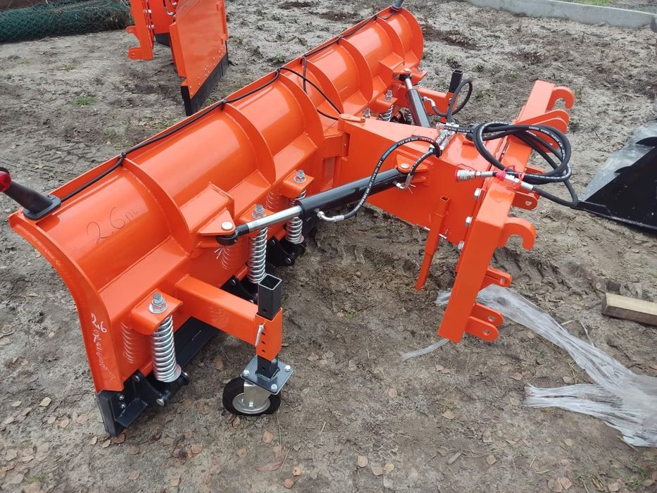 Nowy solidny pług do śniegu pług prosty metaltechnik GWARANCJA