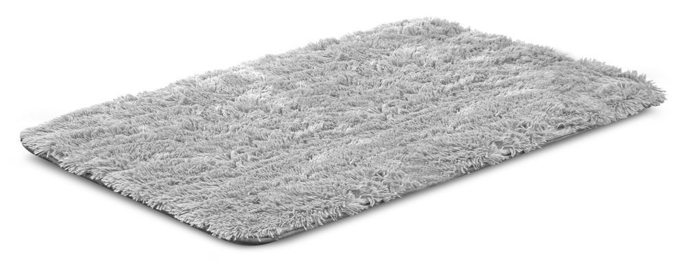 legowisko dla psa mata 120x80 cm shaggy jasnoszary antyslip