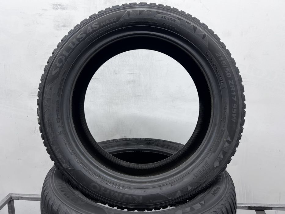 2шт всесезонні 215/50/R17 Kumho Solus 4S HA 32