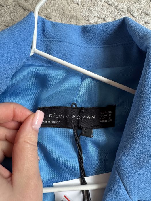 Новий блакитний піджак від fashionista/ 36