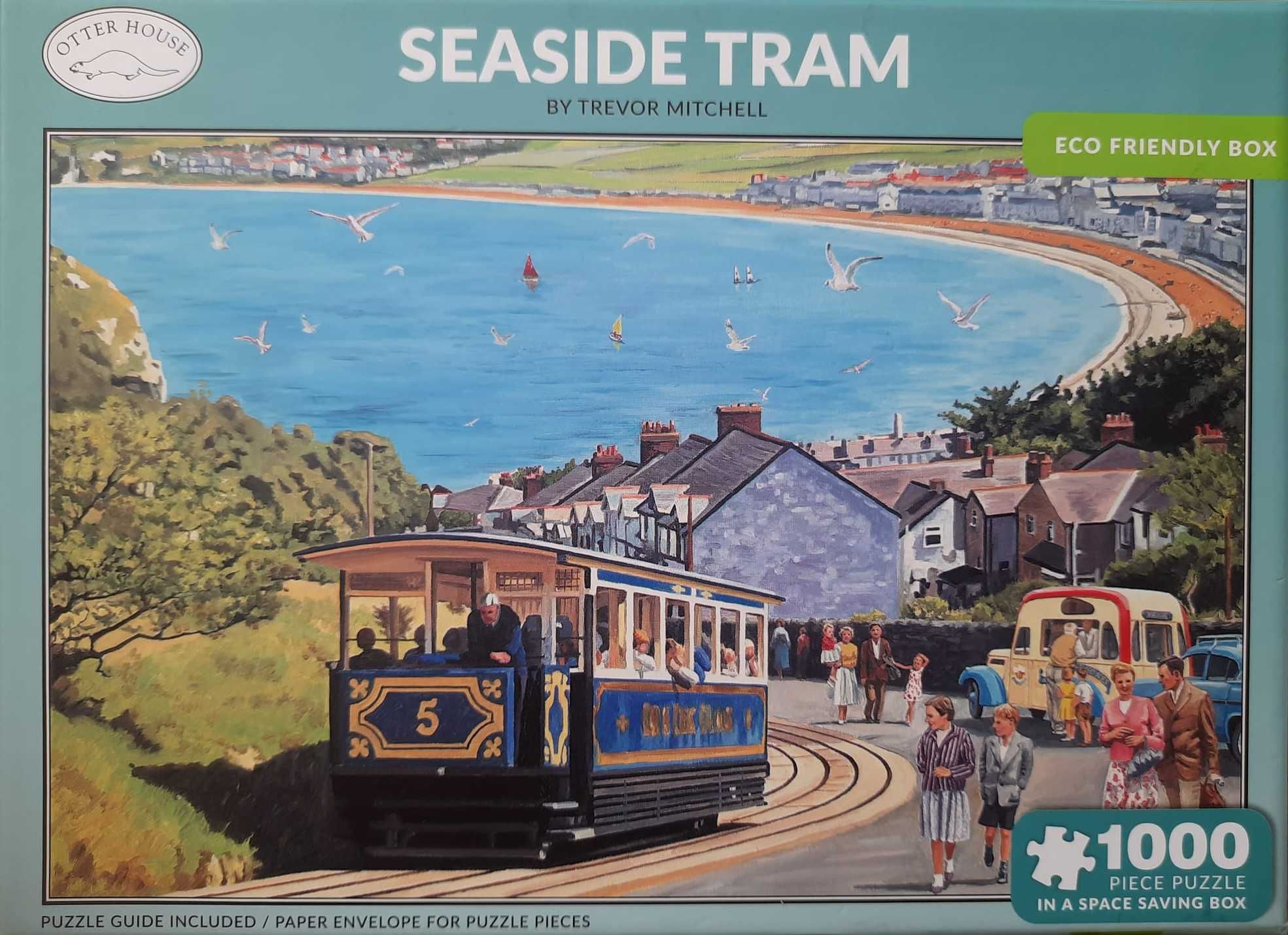 Puzzle 1000 Seaside Tram Trevor Mitchell Tramwaj