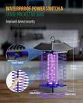 Lampa owadobójcza na komary muchy owady UV pułapka