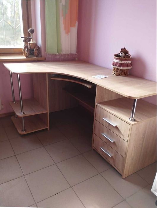 Стіл кутовий су 4 дуб сонома