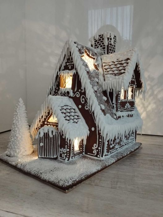 Domek/ chatka z piernika na prezent