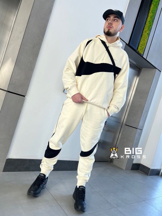 Толстовка Nike M Nk Swoosh Flc hz hoodie (DX0566-113)