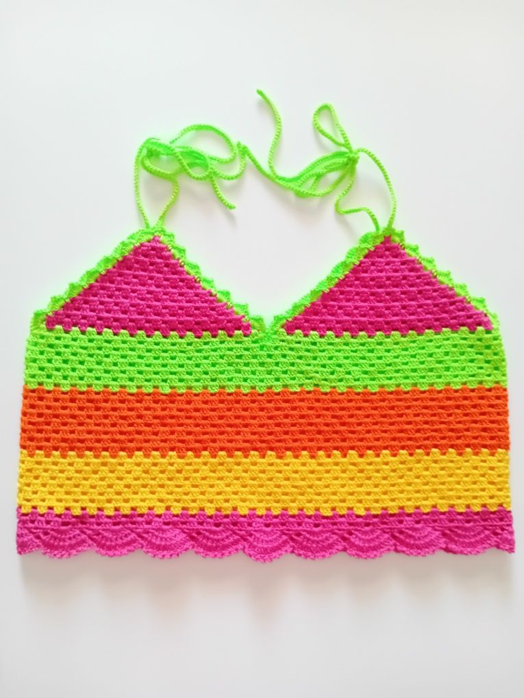 Top crochê verão