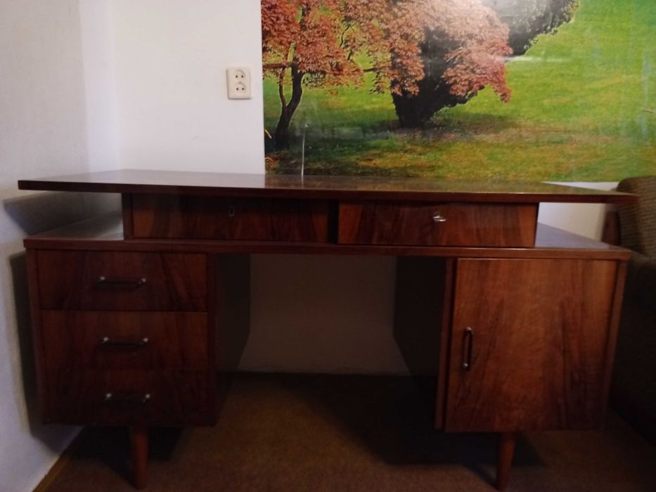 Biurko lakierowane vintage retro mi