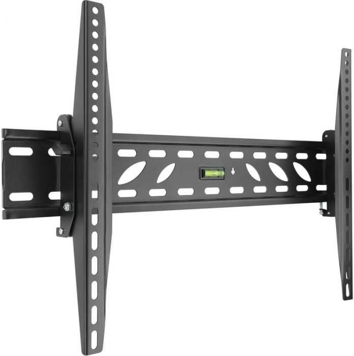 Suporte de Parede para TV 37" a 70", inclinável, Máx. 50kg Preto, NOVO