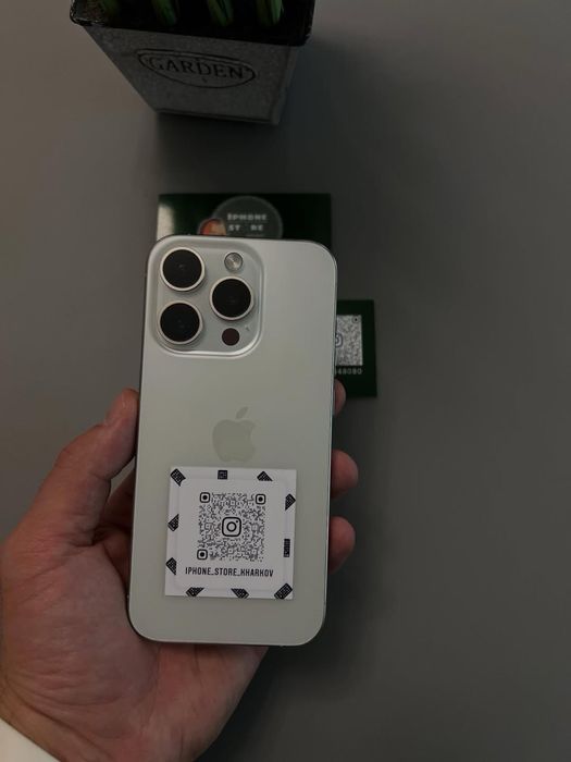 iPhone 15 Pro,256GB,White!Neverlock!Гарантия!Магазин!