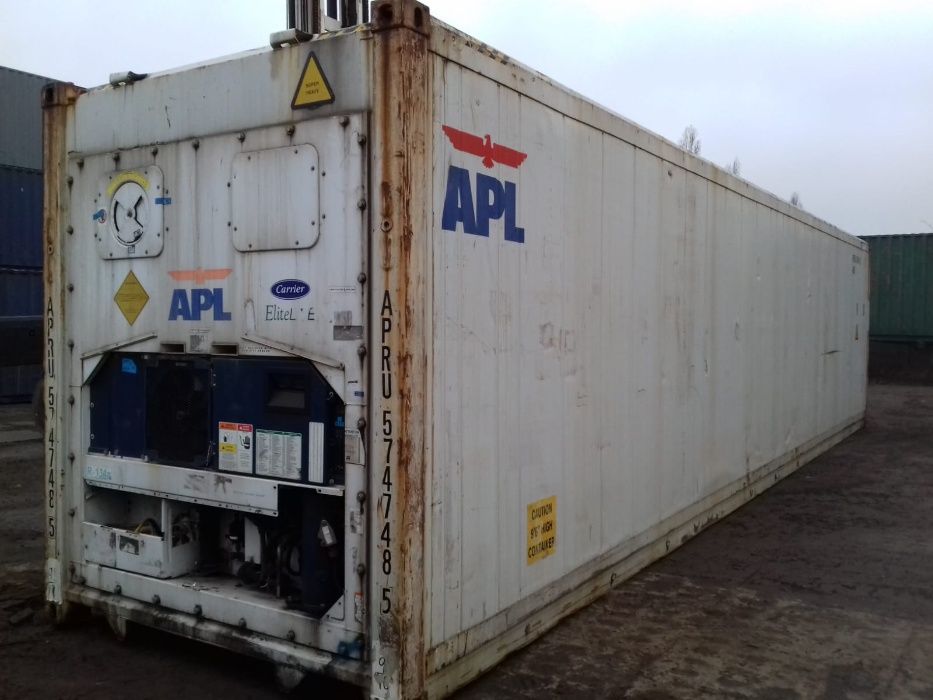 Kontenery morskie magazynowy transport 40'HC high cube IZOTERMA