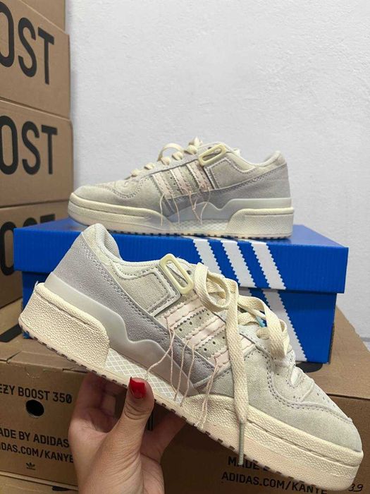 Кроссовки Adidas Forum 84 Low Off White Beige / Адидас Форум беж 38 39