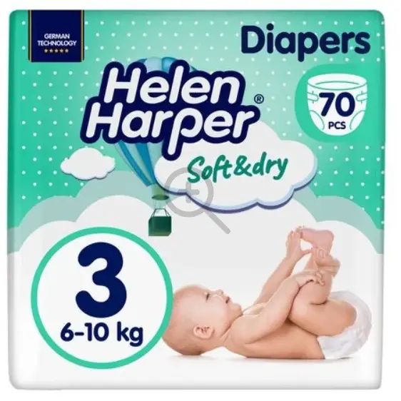 Подгузники Helen Harper Soft&Dry, размер 3 (6-10 кг), 70 шт