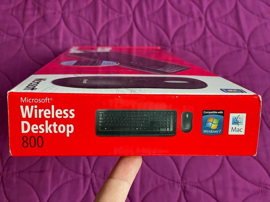 Klawiatura i mysz Microsoft Wireless Desktop 800 (bezprzewodowe)
