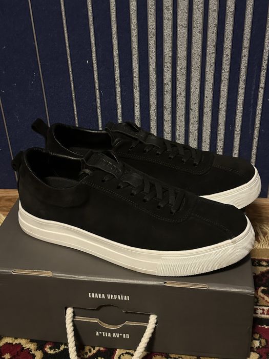 Черные, замшевые кеды Ocean. 45 размер. Идеальное состояние