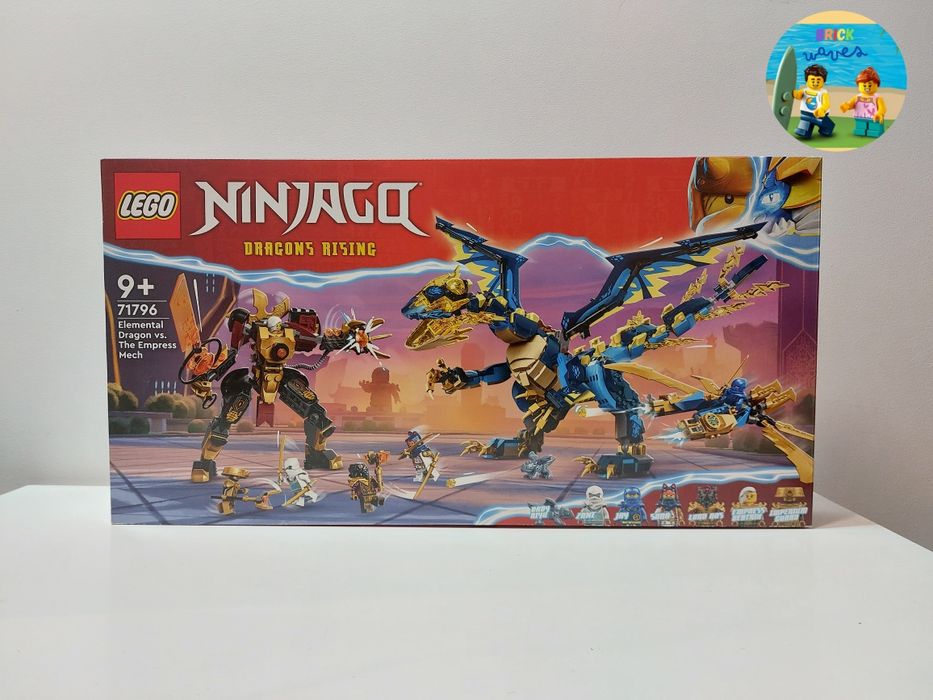 ENVIO GRATIS-LEGO 71796 Elemental Dragon vs The Empress Mech (Ninjago)