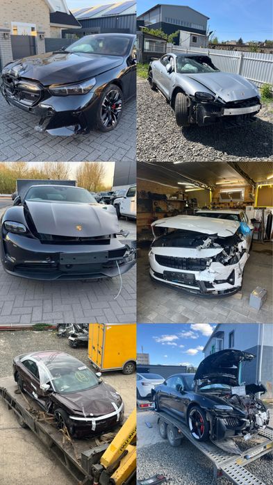 Розборка шрот Tesla 3/Y Porshe Taycan Lucid AIR Polestar 2 Volvo XC40
