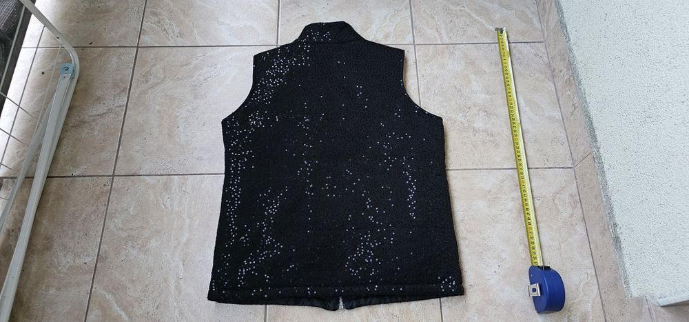 Adidas bezrękawnik z cekinami damska rozmiar M wymiary na zdjęciach