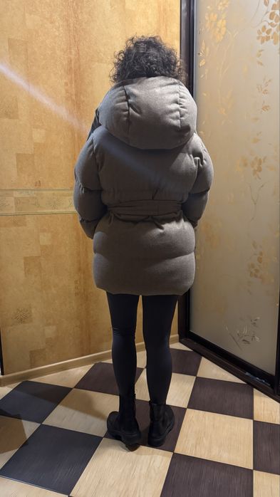 Кашеміровий, шерстяний пуховик  Farfalla