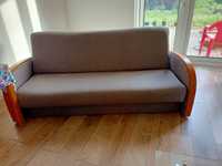 Kanapa rozkładana, sofa, kolor szary