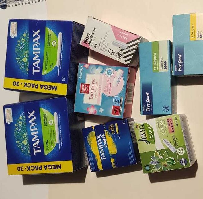 Продам гігієнічні тампони, прокладки, урологічні прокладки