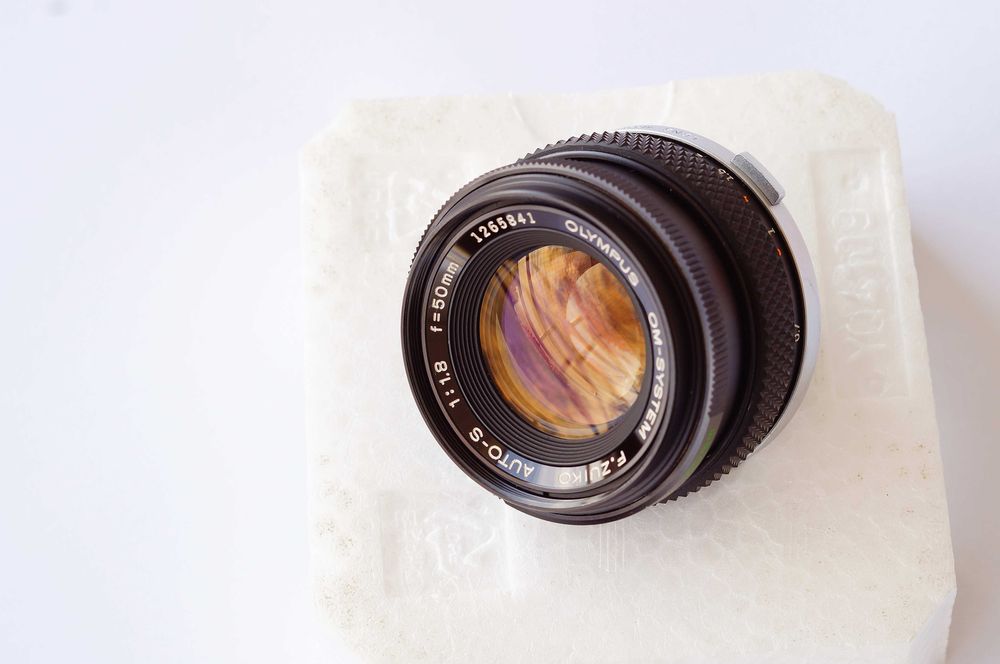 Olympus OM-SYSTEM F.ZUIKO AUTO-S 50 /1.8 sprawny piękny