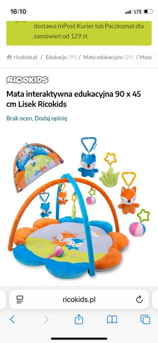 Mata RICOKIDS niemowlęca