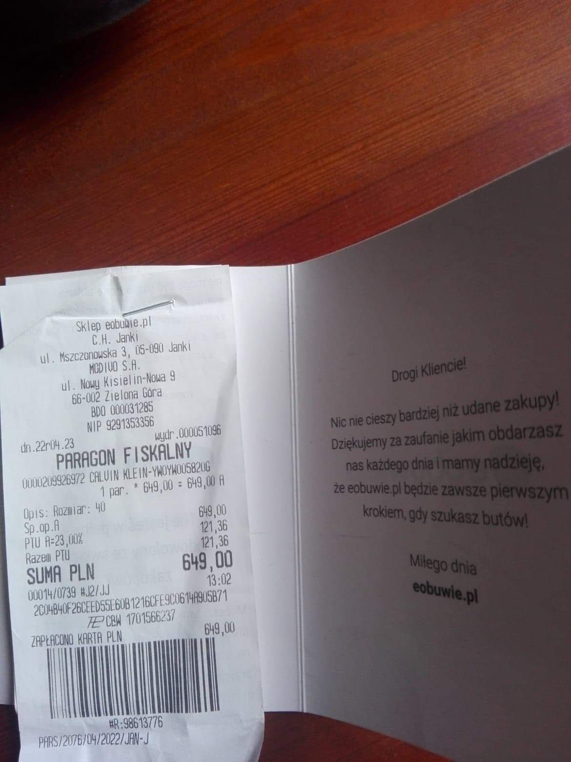 Buty Calvin Klein nowe 39/40rozm damskie
