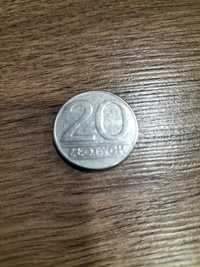 Moneta 20zl z 1989r