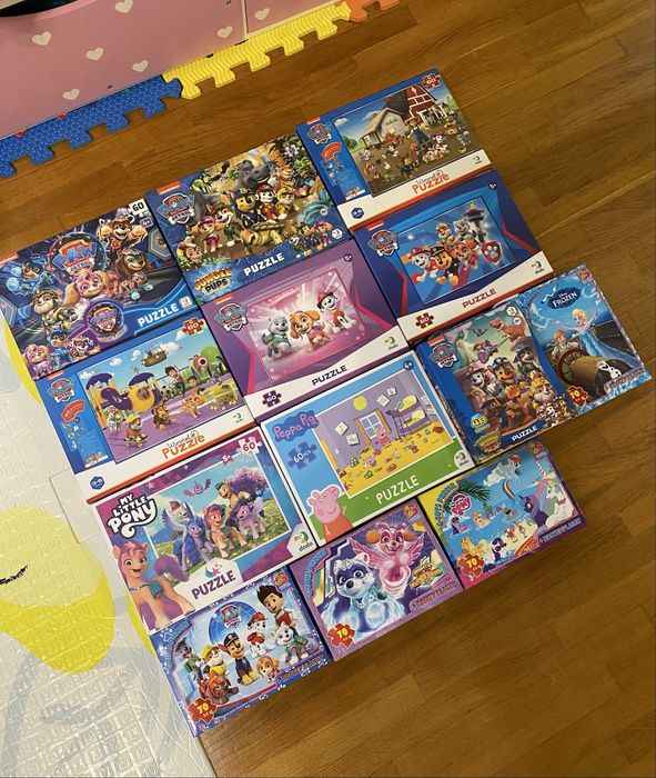 Пазли dodo 60 - 70 штук щенячий патруль поні пузлі розвиваючі іграшки