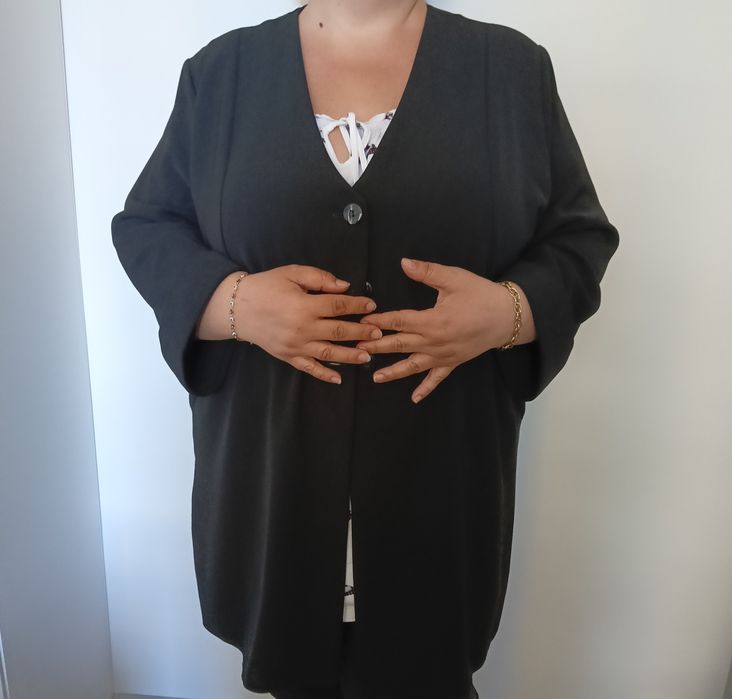 Elegancki żakiet, marynarka 54 czarny,