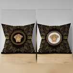 Poduszki poszewki versace  czarno złote 40x40  glamour