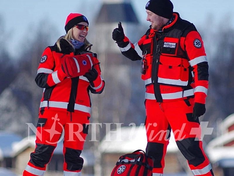 Apteczka osobista AOD Cordura NorthWind odblaskowa - czarna