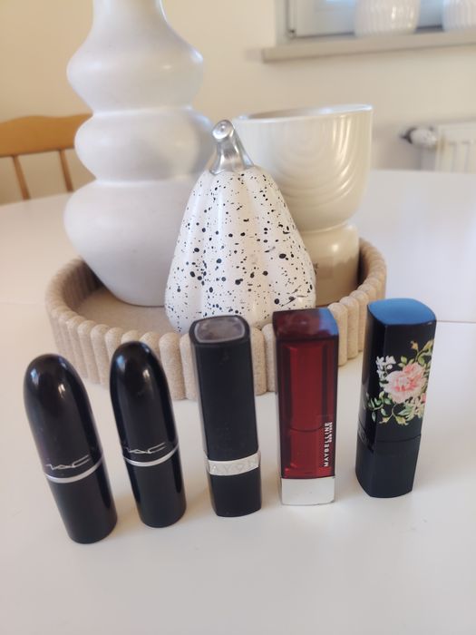Szminki Avon Mac Maybelline