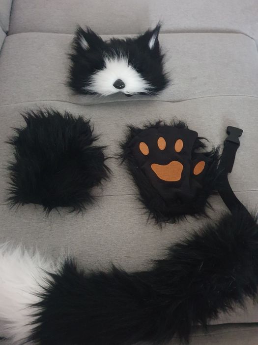 Strój kota dla dziewczynki