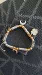 Pulseira em Aço Prata e Dourado
