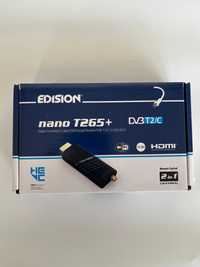 Tuner DVB-T2 Edision NANO T265+