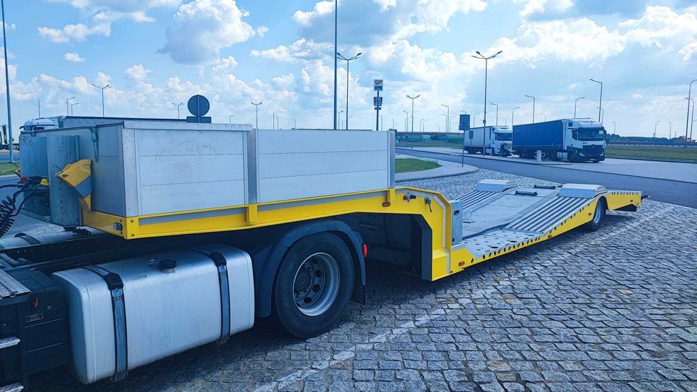 Wynajem lawety, niskopodwozie do ciągników, certyfikat VDI 2700 8.2