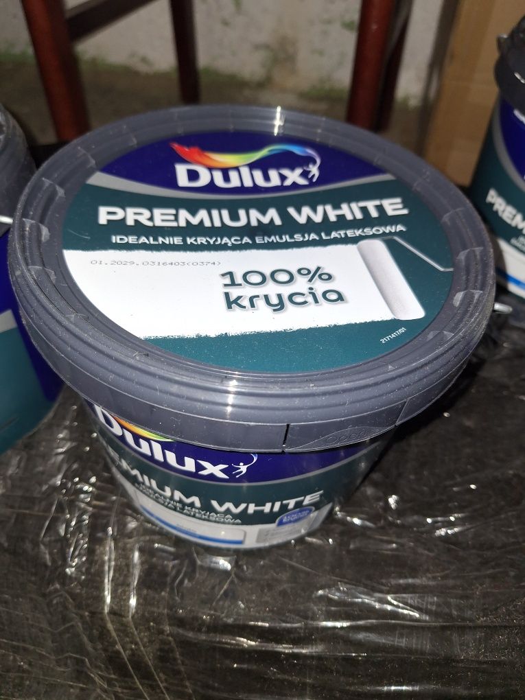 DULUX Farba lateksowa Premium White 2.5 L