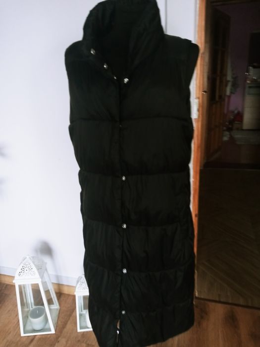 Kamizelka czarna pikowana esmara L dluga