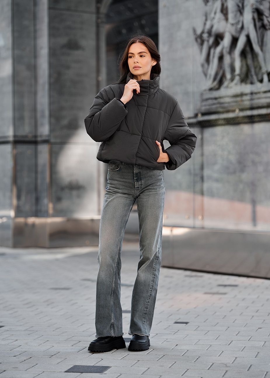 Жіноча куртка Staff pa dark gray,XS.  В ідеальному стані, як нова.