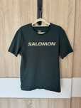 Koszulka Salomon S ciemnozielona tshirt logowana outdoor trekking