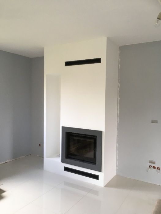 kominek + montaż HIT CENOWY wkład kominkowy 8 kw NOWOCZESNY - KRATKI