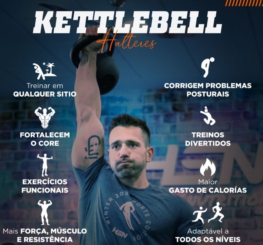 Ketlebell de 28 kg! Último stock! A tua melhor oportunidade!